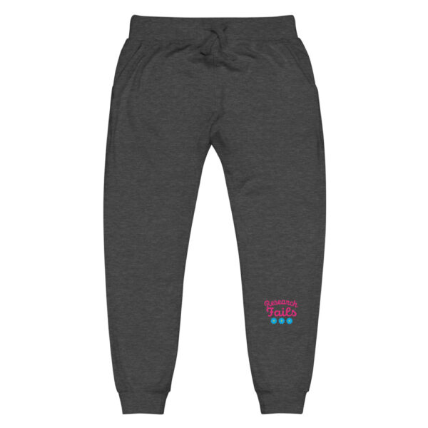 Research Fails Unisex Fleece Sweatpants - Image 2
